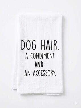 NWT Altar'd State "Dog Hair" Dish Towel by Ellembee Gift